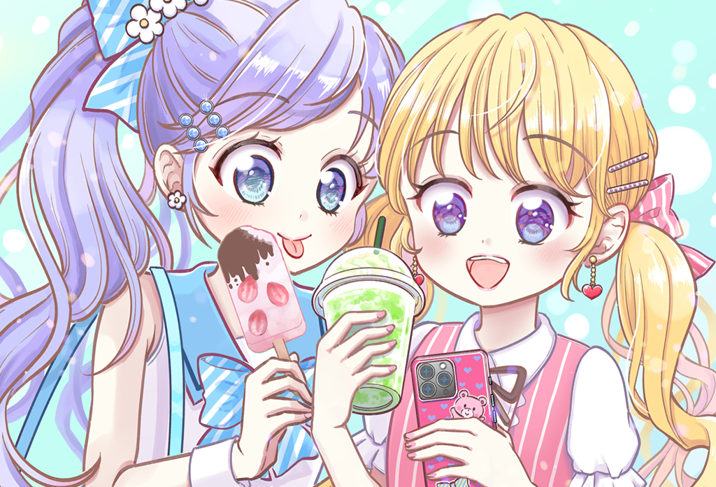 女の子イラスト 漫画家 イラストレーター栗山ねね子 くりねこ イラストポートフォリオサイト